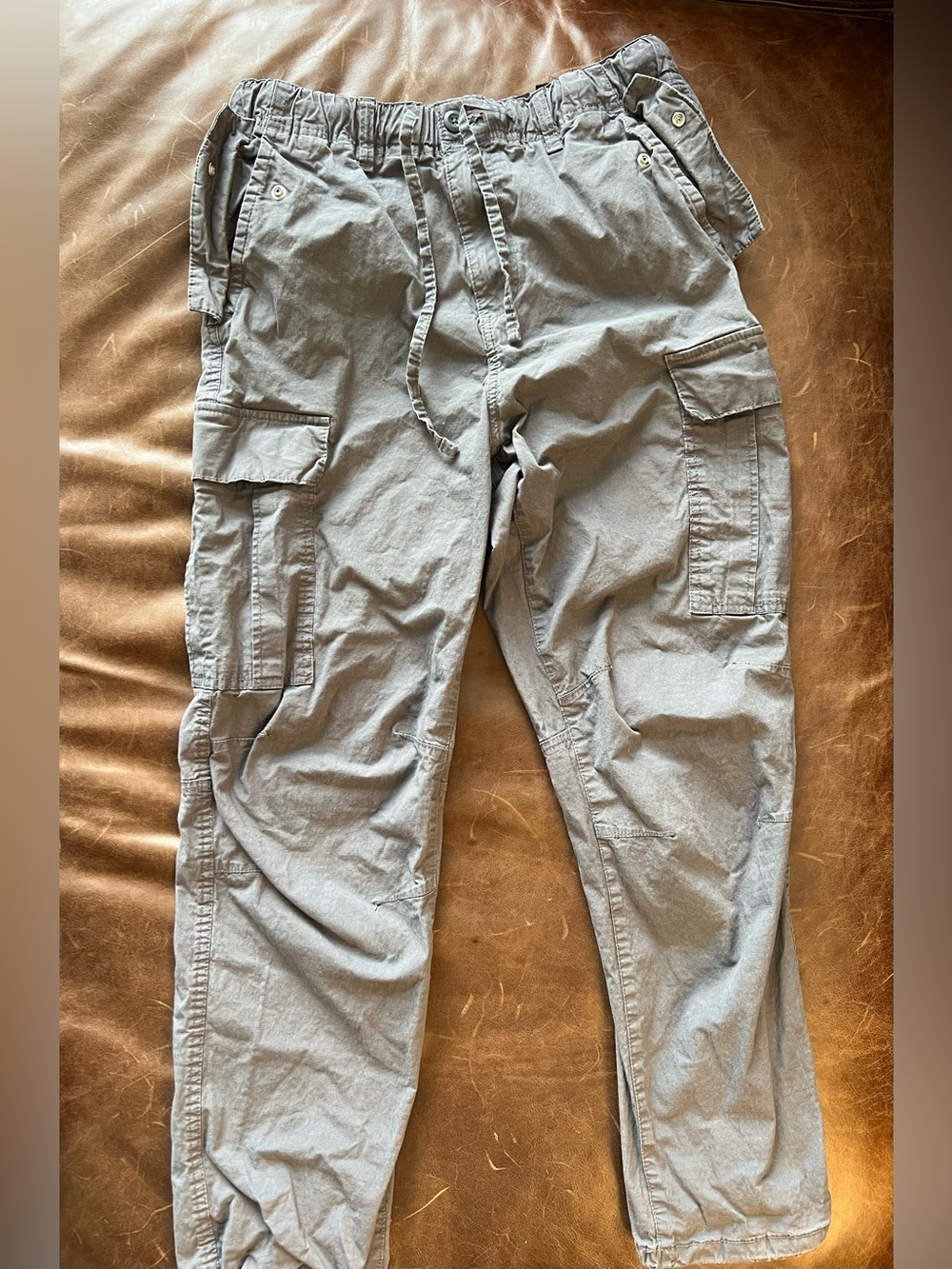 H&M Men's Cargo Pants in Light Gray
